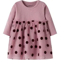 Name it Vestido 'NBFNagina' malva / negro