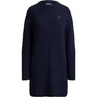 Ralph Lauren Vestido de punto navy / rojo cereza