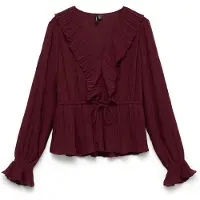 Vero Moda Blusa 'VMDora' burdeos