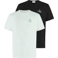 Calvin Klein Jeans Camiseta 'CLASSIC' verde pastel / negro