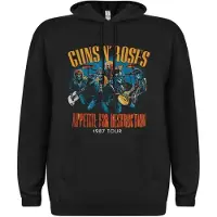 Guns n' Roses Sudadera 'Guns n´Roses Appetite for destruction live skulls 1987 Hoodie' negro
