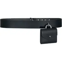 Haute Cuir Cinturón 'Micro Waist Belt Bag' negro