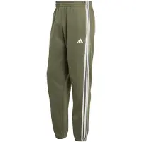 Adidas Pantalón deportivo caqui / blanco