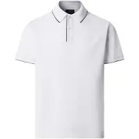 Hackett London para hombre. HM5600199 polo mercerizado manga corta fit clásico blanco (XL), Casual, Algodón, outlet 2026.