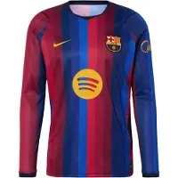 Nike Camiseta de fútbol 'FCB STAD HM' azul / amarillo / rojo / rojo oscuro