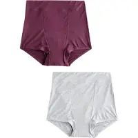 Next Panti gris claro / burdeos