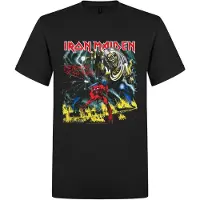 Iron Maiden Camiseta 'Number of the beast T-Shirt' negro