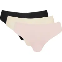 Perfect Secrets Tanga 'Perfect To Go' crema / negro / blanco natural