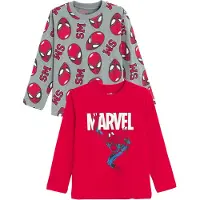 Cool Club Camiseta gris / rojo