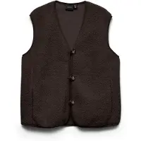 Vero Moda Chaleco 'VMCLEOSOFIA' chocolate