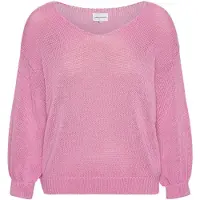 Americandreams Jersey talla grande 'Milana Cotton' rosa