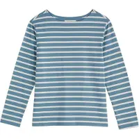 Seasalt Cornwall Camiseta 'Sailor' ópalo / blanco