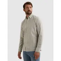 Vanguard Camisa 'Shirt with stripe pattern and Kent collar' azul ahumado
