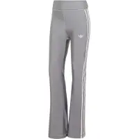 Adidas Pantalón deportivo gris plateado / blanco
