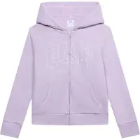 Gap Sudadera con cremallera 'HERITAGE' lavanda / blanco