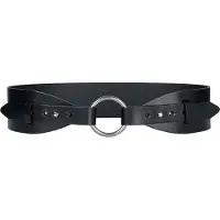 Haute Cuir Cinturón 'Haela' negro