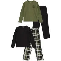 We fashion Pijama gris claro / oliva / negro