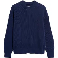 Armedangels - Women's Vanisé Rib Knit Sweater - Jerséis size XXL, azul
