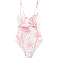 Next Bañador moldeador rosa / blanco