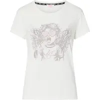 Liu Jo Camiseta gris claro / blanco
