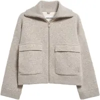 Armedangels - Women's Cotton-Wool Knit Jacket - Chaqueta sport size XL, gris