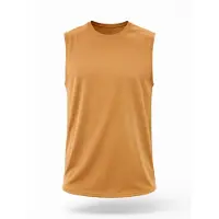 PANTONECLO Camiseta 'Men’s Gym Vest' amarillo moteado