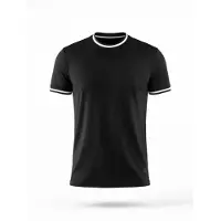 PANTONECLO Camiseta funcional 'Men's Gym Short Sleeve T-Shirt' negro