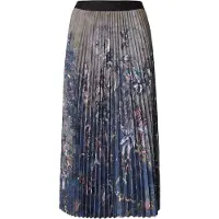 MUNTHE Falda navy / lila claro / negro / blanco natural
