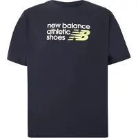 New Balance Camiseta navy / amarillo / blanco