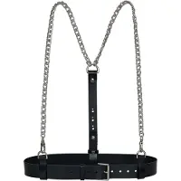 Haute Cuir Cinturón 'Chain Harness' negro