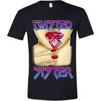Rockshirts Camiseta 'Twisted sister Love Is for Suckers' negro