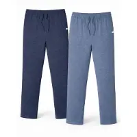 PANTONECLO Pijama largo 'Men’s Night Wear Long Pajama- 2 PCS' azul paloma