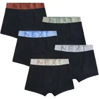 Next Calzoncillo azul claro / verde pastel / rojizo / negro