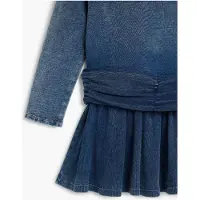 Desigual , Vestido polo punto, NiñOs, Algodon, Azul, 9/10
