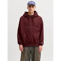 Jack & Jones Sudadera 'JORFrederiksberg' rojo vino