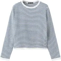 Mango Jersey 'CALEOTA' navy / blanco