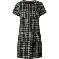 HUGO Vestido 'Koney-1' beige / negro / blanco