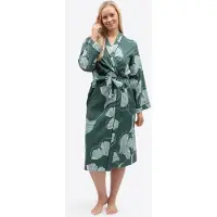 Cyberjammies Bata para casa 'Grace' verde oscuro / blanco