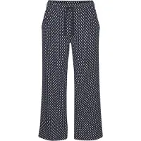 s.Oliver Pantalón de pijama beige / navy / blanco