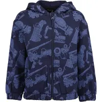 Blue Seven Sudadera con cremallera azul noche / ópalo