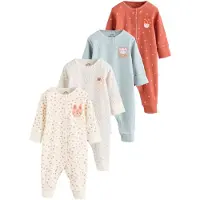 Next Pijama beige claro / azul cielo / azul pastel / langosta