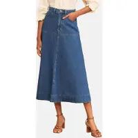 Love & roses Falda azul denim