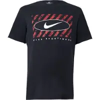 Nike Camiseta rojo / negro
