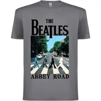 The Beatles Camiseta 'Beatles Abbey Road T-Shirt' gris