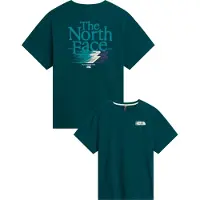 The North Face Camiseta 'Retro Trail' azul cian / pino / mora / blanco