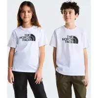 The North Face - Kid's Teen Evolution Half Dome S/S Tee - Camiseta de manga corta size M, blanco