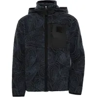 Didriksons - Kid's Joule Printed Full-Zip - Forro polar size 150, negro