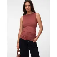 Mamalicious Top marrón rojizo