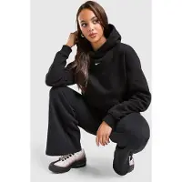Nike Sudadera 'Studio Fleece' negro / blanco