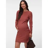 Mamalicious Vestido 'MLEveline' marrón